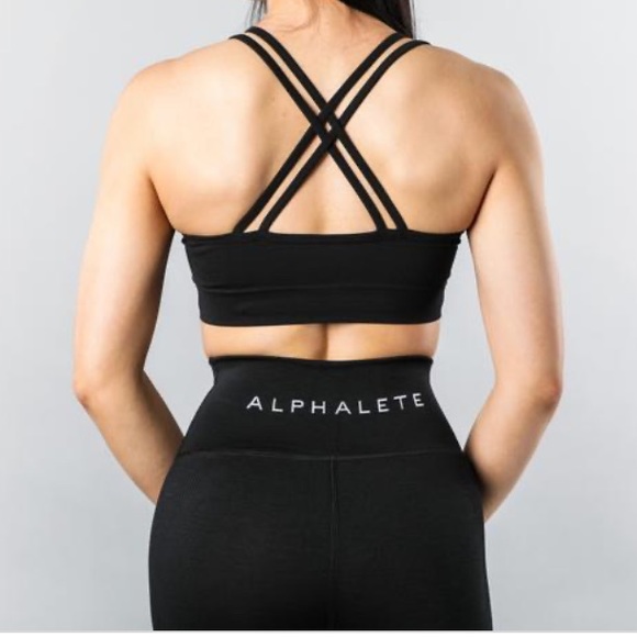 Alphalete Black Revival Bra